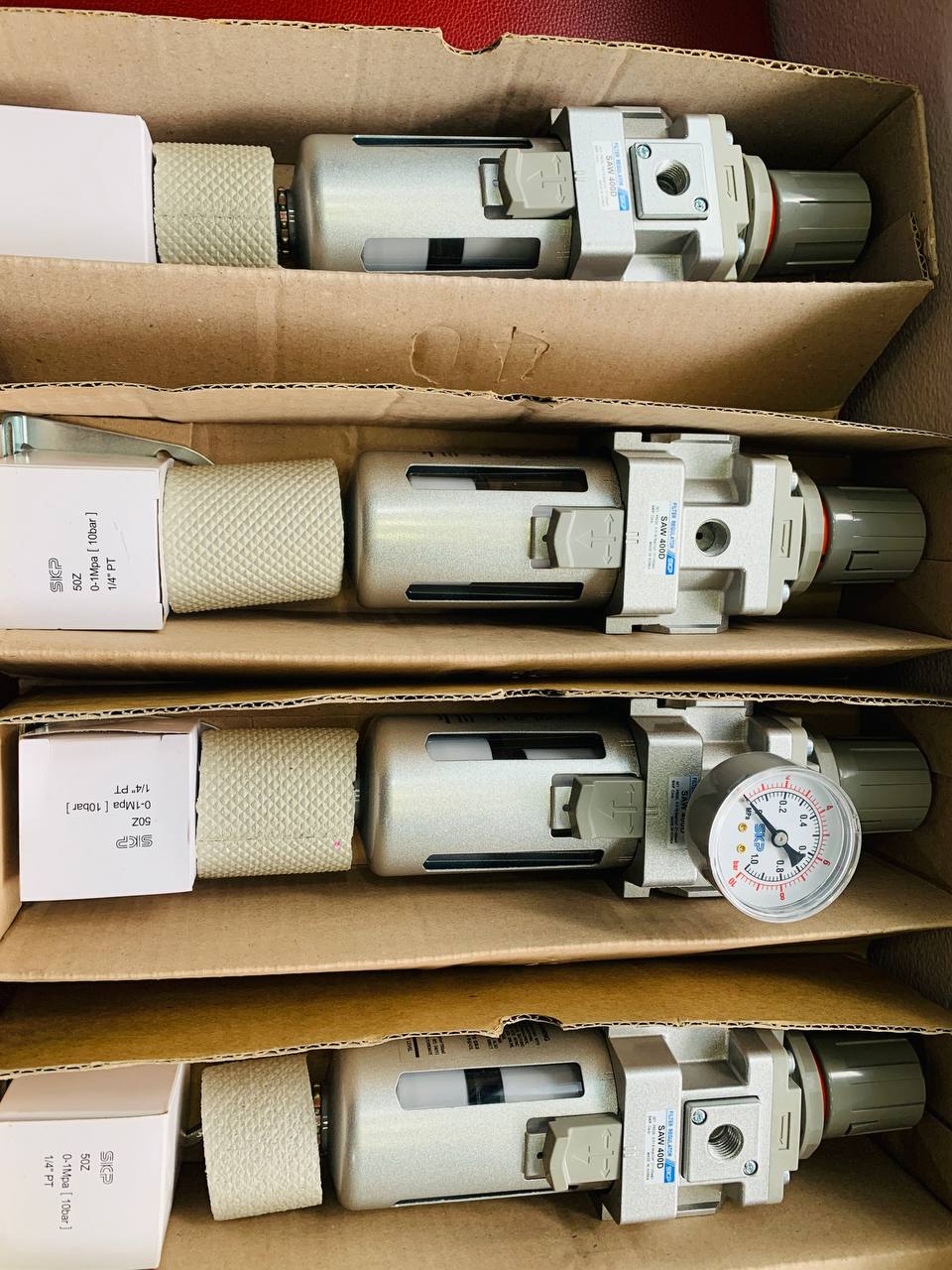 Bộ Lọc Tinh + Điều Áp 0.01µm SKP SAWD 400-04 Series